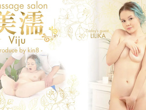 Kin8tengoku KI-3719 Massage Salon Viju / Lilika I Heard Rumors European Beauties Coming To The Store One After Another Beautiful Wet Viju Massage Salon Today's Customer Lilika / Lyrica